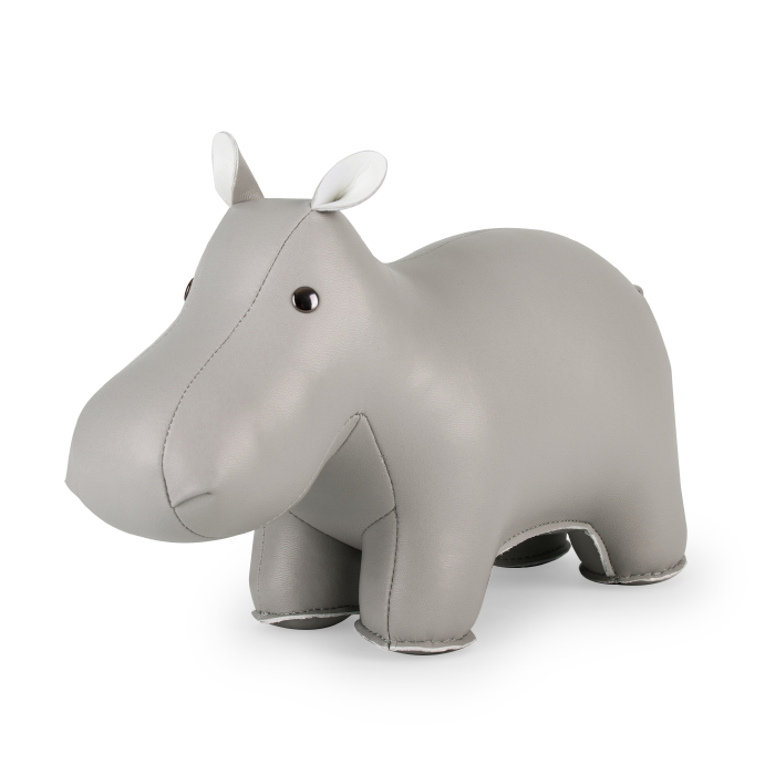 Serre-livres Hippo Gris