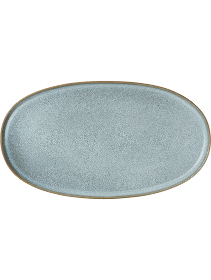 Assiette Ovale Denim