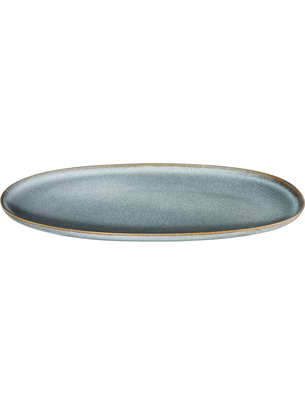 Assiette Ovale Denim