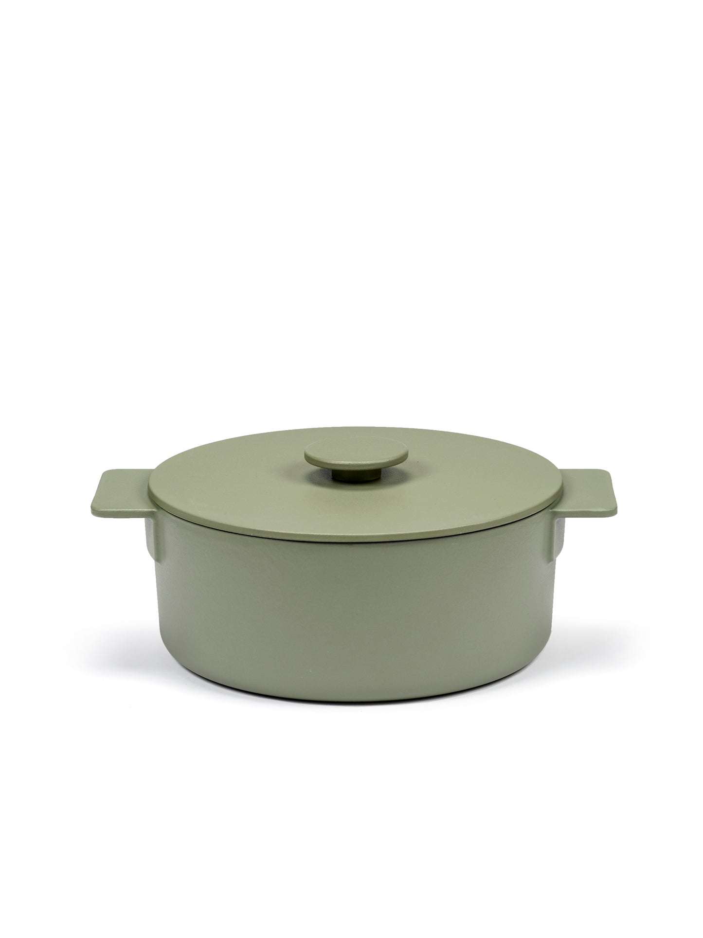 Cocotte en fonte vert olive - Surface