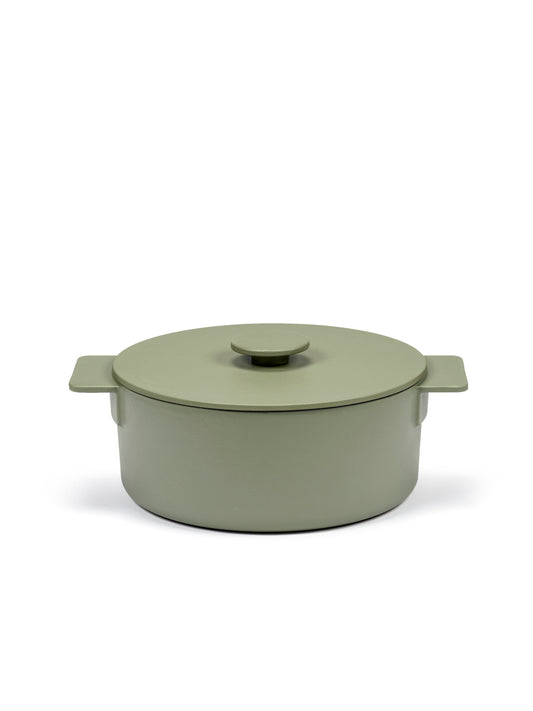 Cocotte en fonte vert olive - Surface