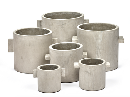 Flowerpot Concrete Round Naturel M