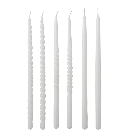 Twist Bougie, Blanc - set de 6