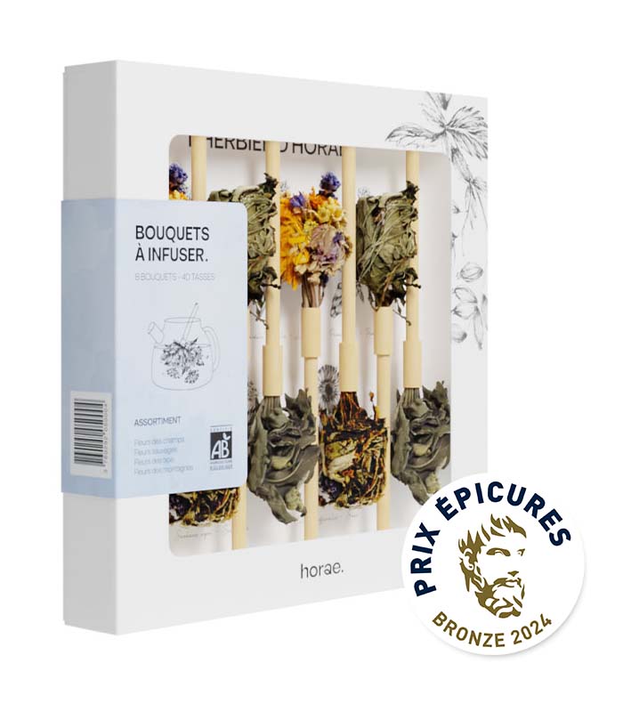 Coffret 8 bouquets à infuser Bio