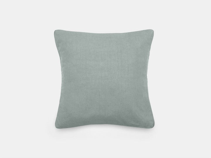 Coussin lin et coton 45x45cm Opéra Déco - Lichen