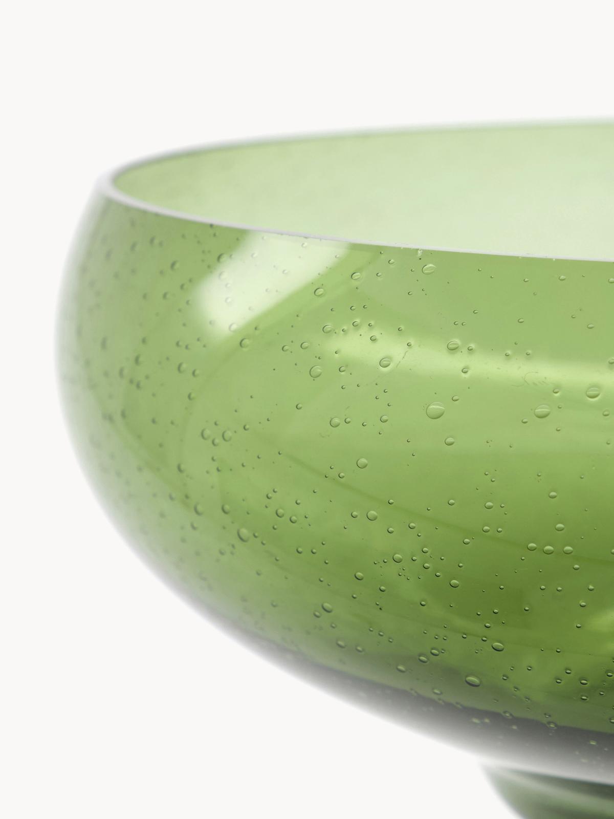 Saladier en verre Rain - Vert